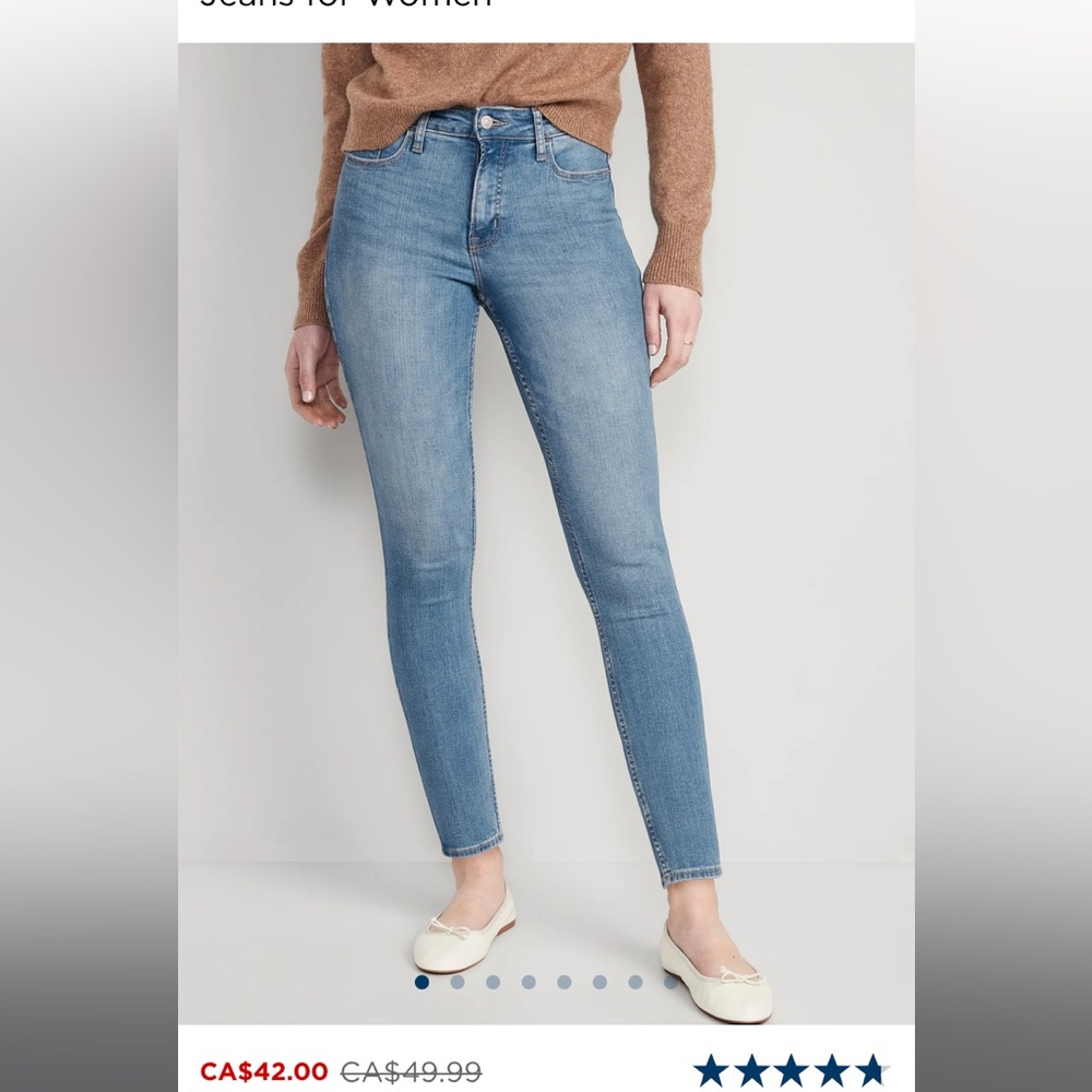High Waisted Skinny Jeans